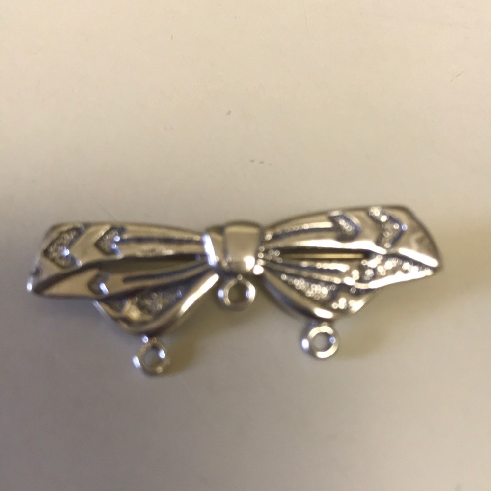 Sterling silver charm holder/pin